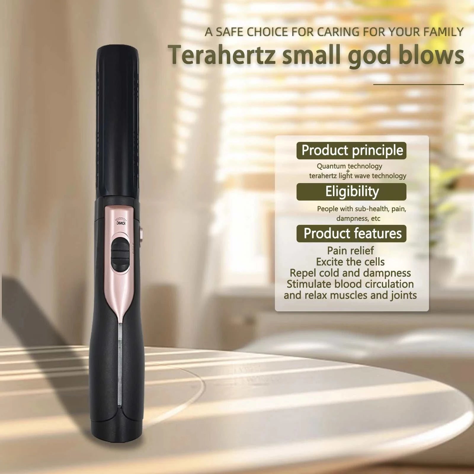 Terahertz Therapy Wand Terahertz Optical Device Pain Relief Terahertz Generate Warm Blower Electric Heating Iteracare Blower Dryer