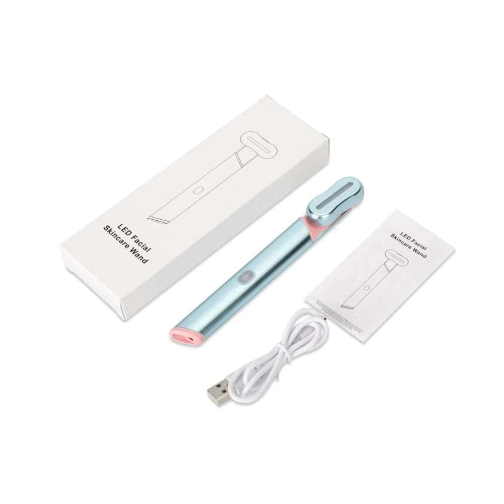 Eye Massager EMS Microcurrent Face Lifting Device Red Light Facial Wand Eye Neck Massager Skin Tightening Anti Wrinkle Skin Care