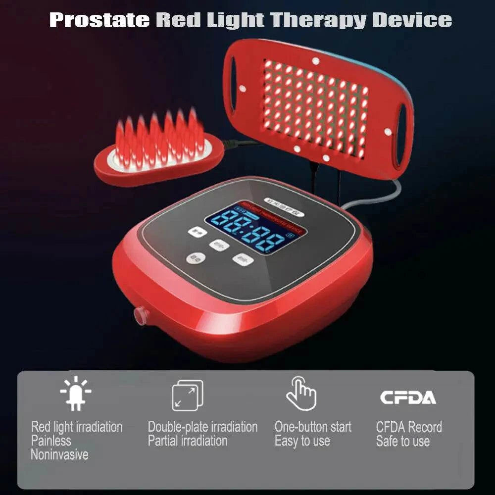 Prostate Red Light Therapy Device Irradiate Probe Dysuria Nocturia Frequently Dredge Meridians Wound Healing Treatment