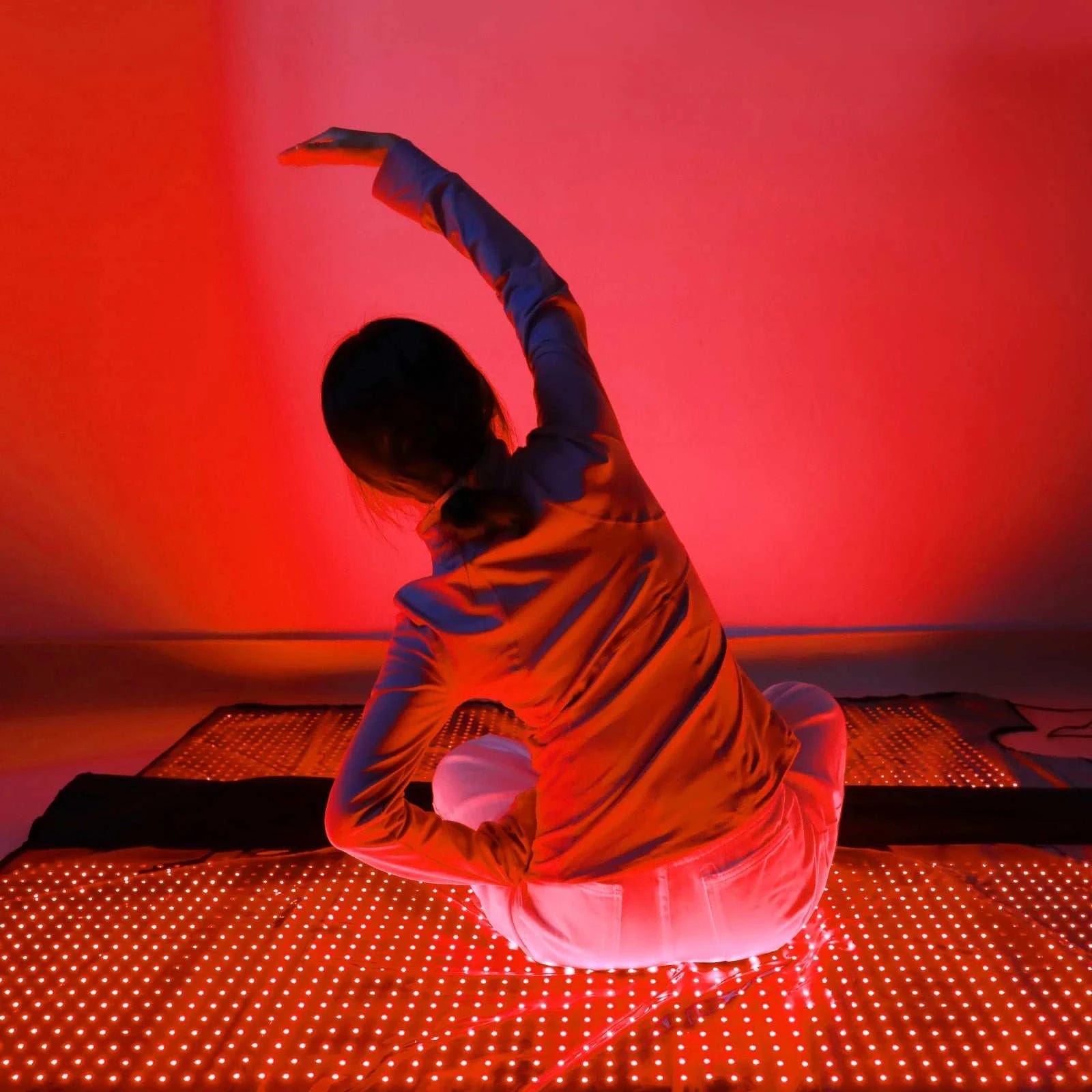 2025 Custom Full Body 660nm 850nm Red Light Therapy Infrared LED Pulsed Frequency Sleeping Bag US Plug Type Standing Type