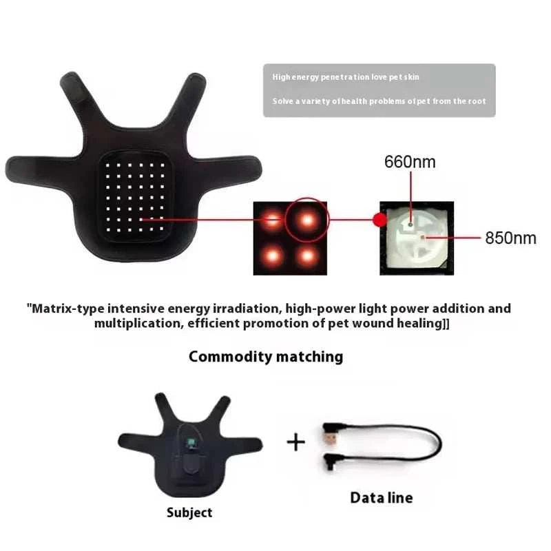 New 2026 Trend Infrared Light Therapy Red Light Cats and Dog Device Red Light Therapy Belt Infrared Therapy Wrap