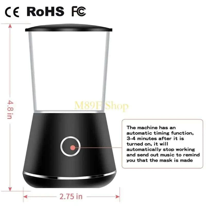 2025 DIY Auto Face Mask Maker Machine Fruit Vegetable Natural Collagen for Facial Car