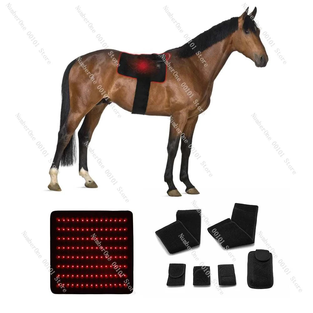 2026 850nm 660nm Flexible Wearable Pain Relief Pet Horse Used Infrared Pad Red Infrared Light Therapy Belt