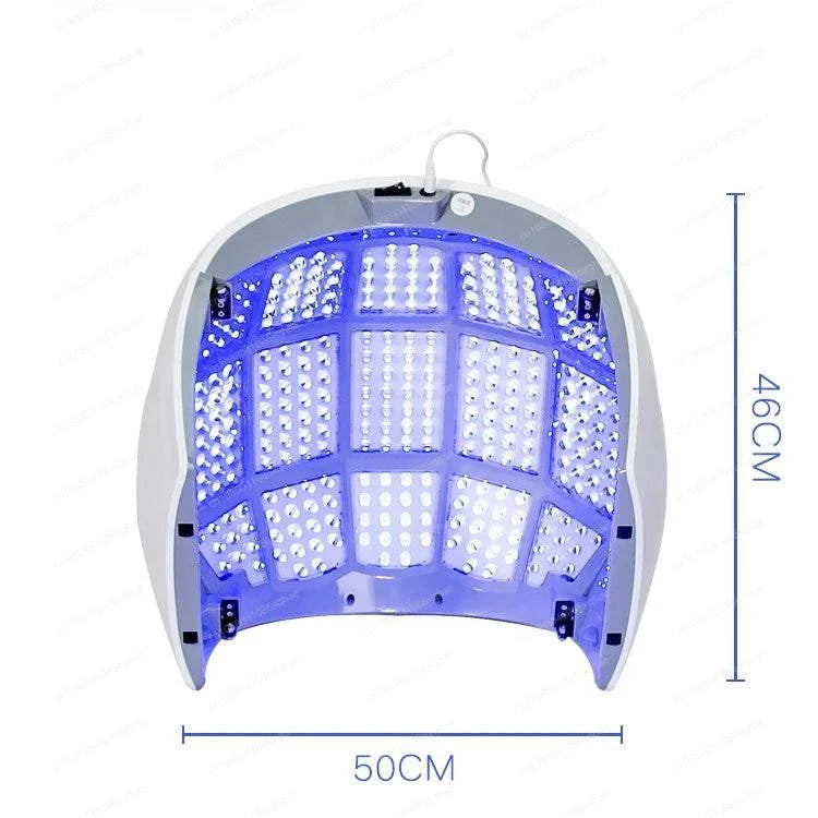 NEW 2026 Led Hood 7 Colors Lamp Red Lights Therapy Skin Care Rejuvenation Wrinkle Remover Face Beauty Spa PDT Photon LED Facial Mask