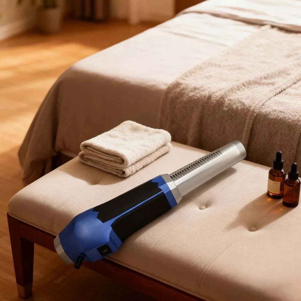 Terahertz Blue Pro Light Therapy Device Pain Relief High Frequency Wand Home Care Physical Iteracare Device Heat Therapy Blower
