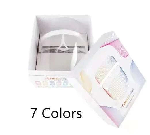 2025 Rechargeable 7 Colours LED Light Therapy Face Beauty Facial Devices Red Light Therapy Skin Care Led Mask Home Use Beauty Devices