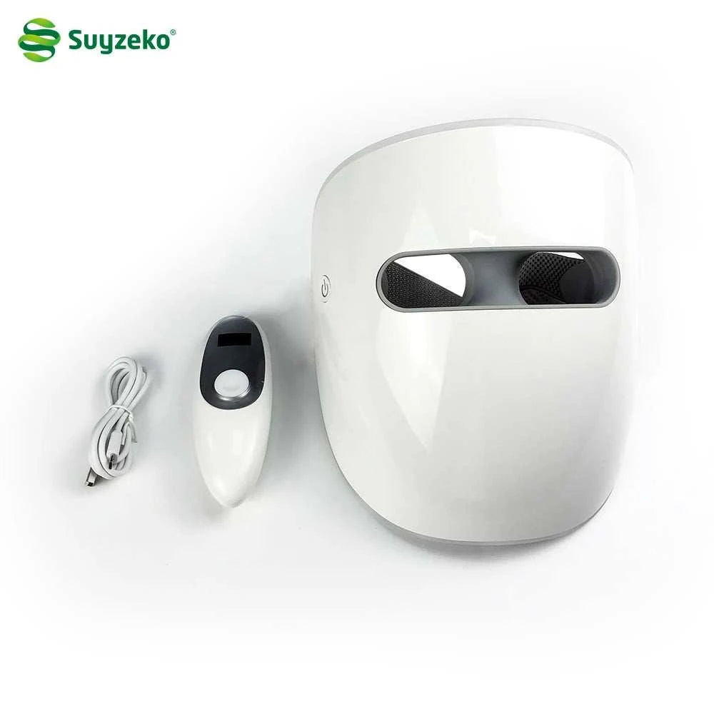 2026 Anti-aging Beauty Face Spa Infrared Red Blue Green Colorful Led Mask Light Therapy Led Facial Masks