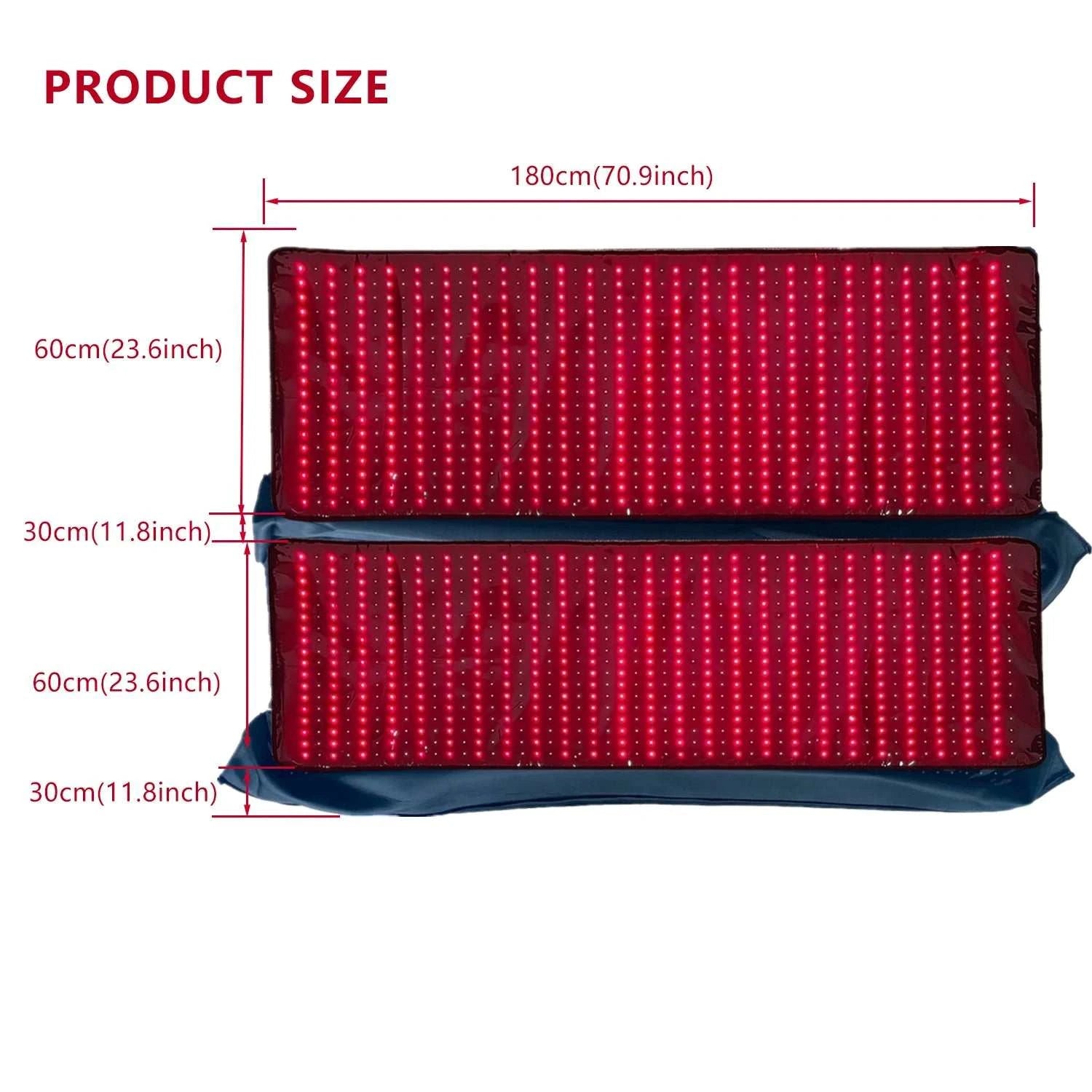 90x180x30cm Full Body Red Light Therapy Mattress for Home Red Light Infrared Light Sleeping Bag