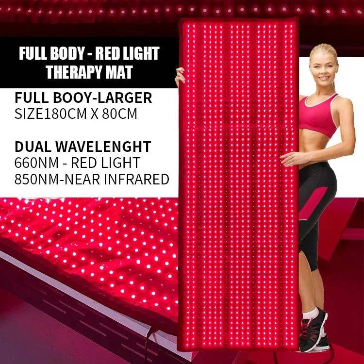 Pain Relief Infrared Therapy Mat 660Nm 850Nm Led Red Light Therapy Blanket
