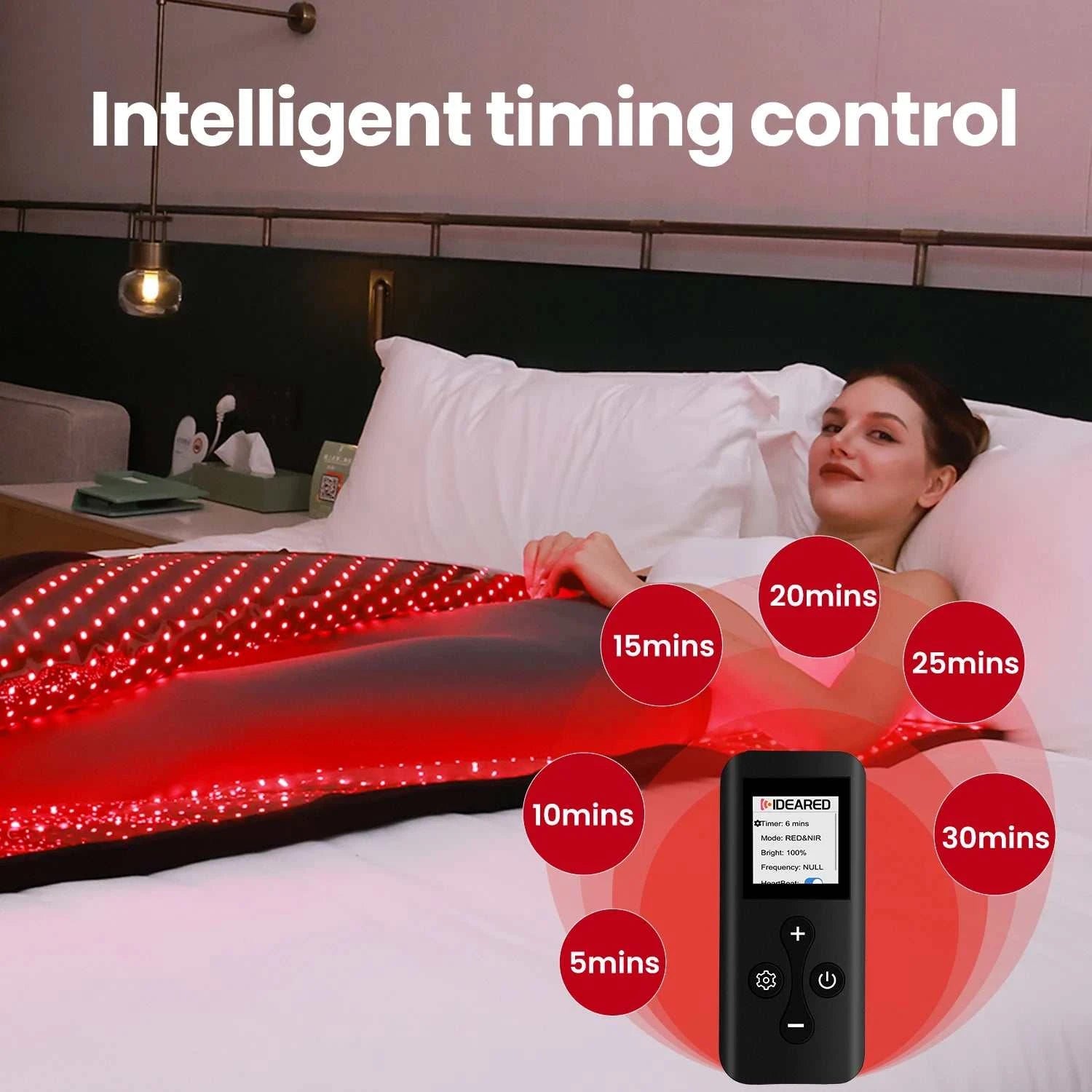 2026 IDEATHERAPY Red Light Sauna Full Body Red Light Therapy Blanket Led Infrared Bed Red Light Therapy Blanket For Pain Relief
