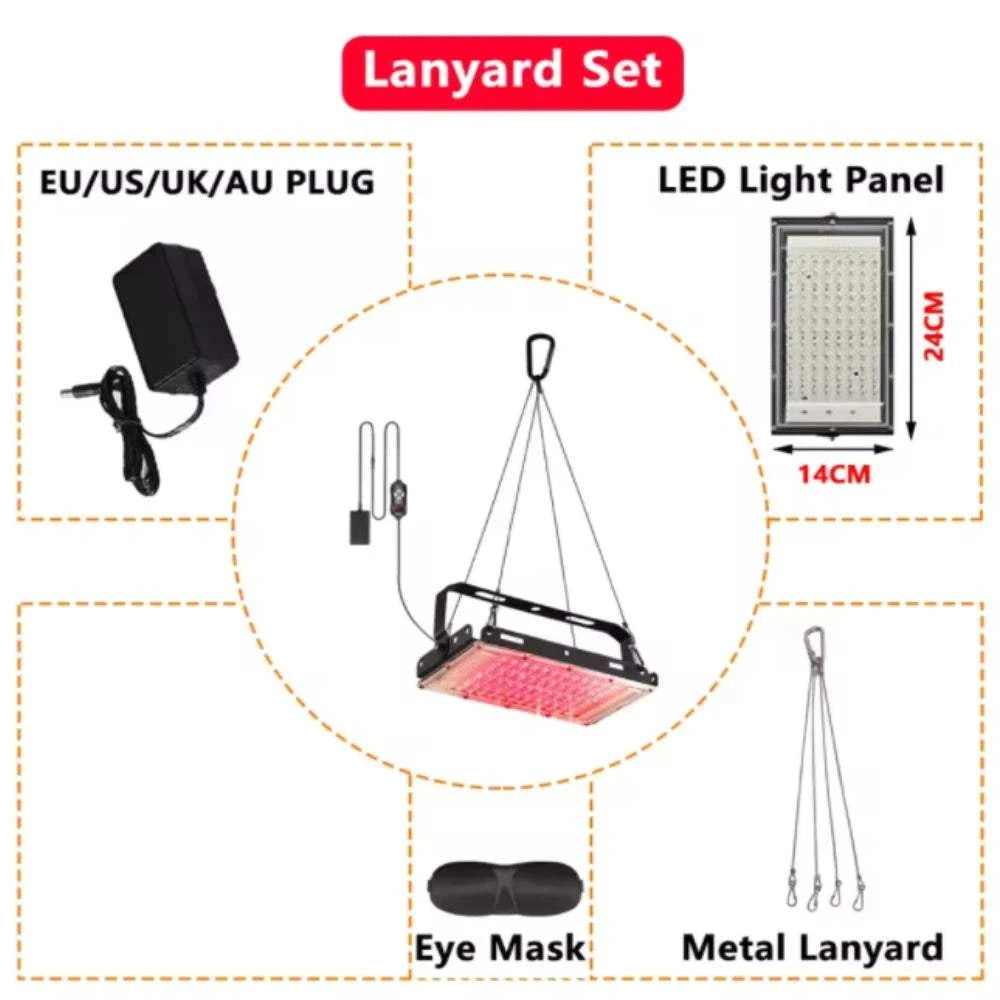 3 in 1 Infrared&Red Light Therapy Lamp with Stand,660&850nm Red Light Therapy for Face, Muscles Pain, Skin, Leg, Joints, Waist