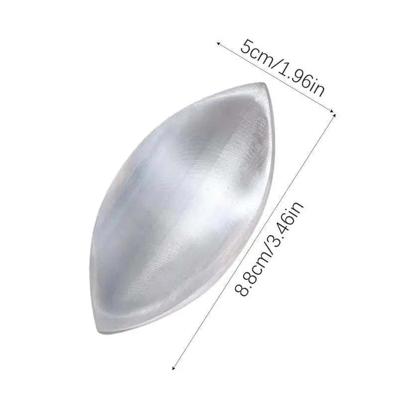 Selenite Tray Crystal Charging Plate Bowl Natural Gypsum Recharging Station For Healing Stones Meditation Cleansing Smudging
