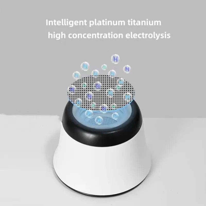Portable 5000ppb high concentration SPE PEM hydrogen rich water generator suit shop bought water for ease when travelling