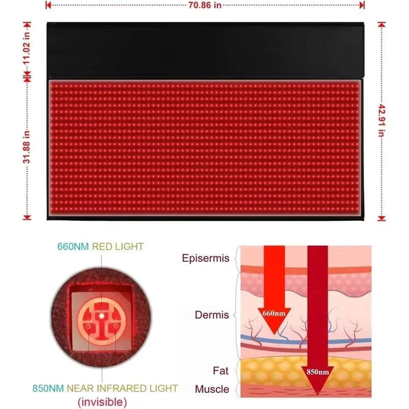 New 2026 red light therapy pad LED full body sauna blanket therapy pad