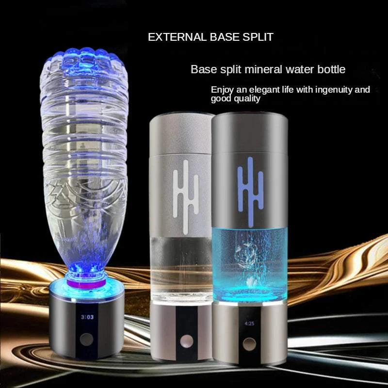 6000PPB High Concentration Hydrogen Rich Water Cup SPE/PEM Hydrogen Water Generator Water Filter Bottle Nano H2 Ventilator