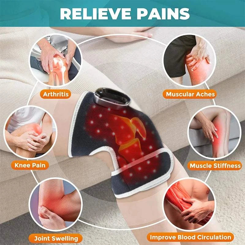 2026 RedThera Custom Wearable Near Infrared Red Light Therapy Knee Elbow Pads Shoulder Wrap for Knee