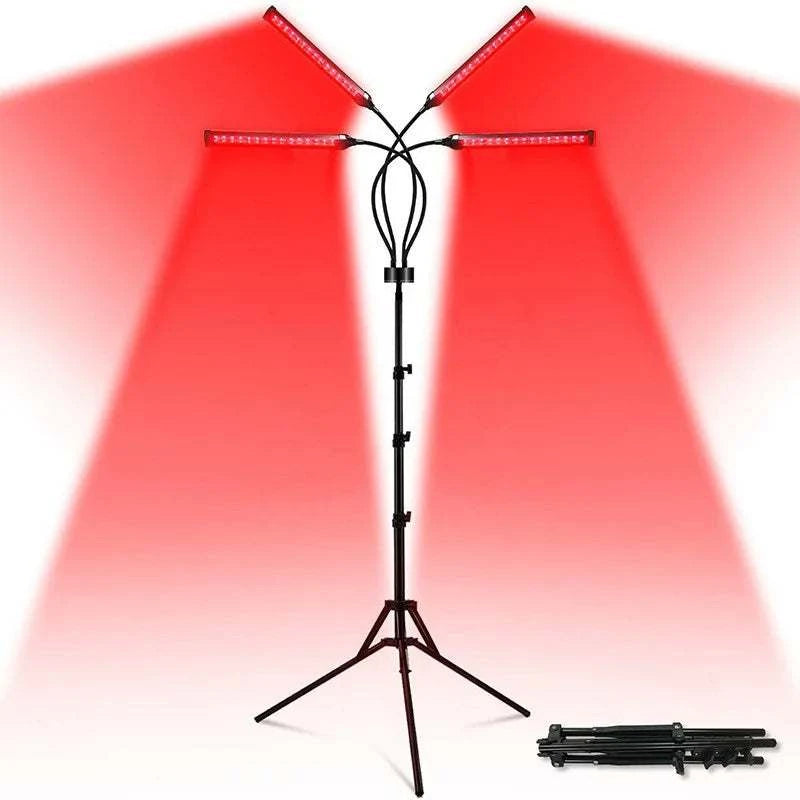Red Light Therapy Lamp with Adjustable stand, 3in1 Chip 660& 850 nm NearInfrared Light Therapy Device for Face, Body, Pain, Skin