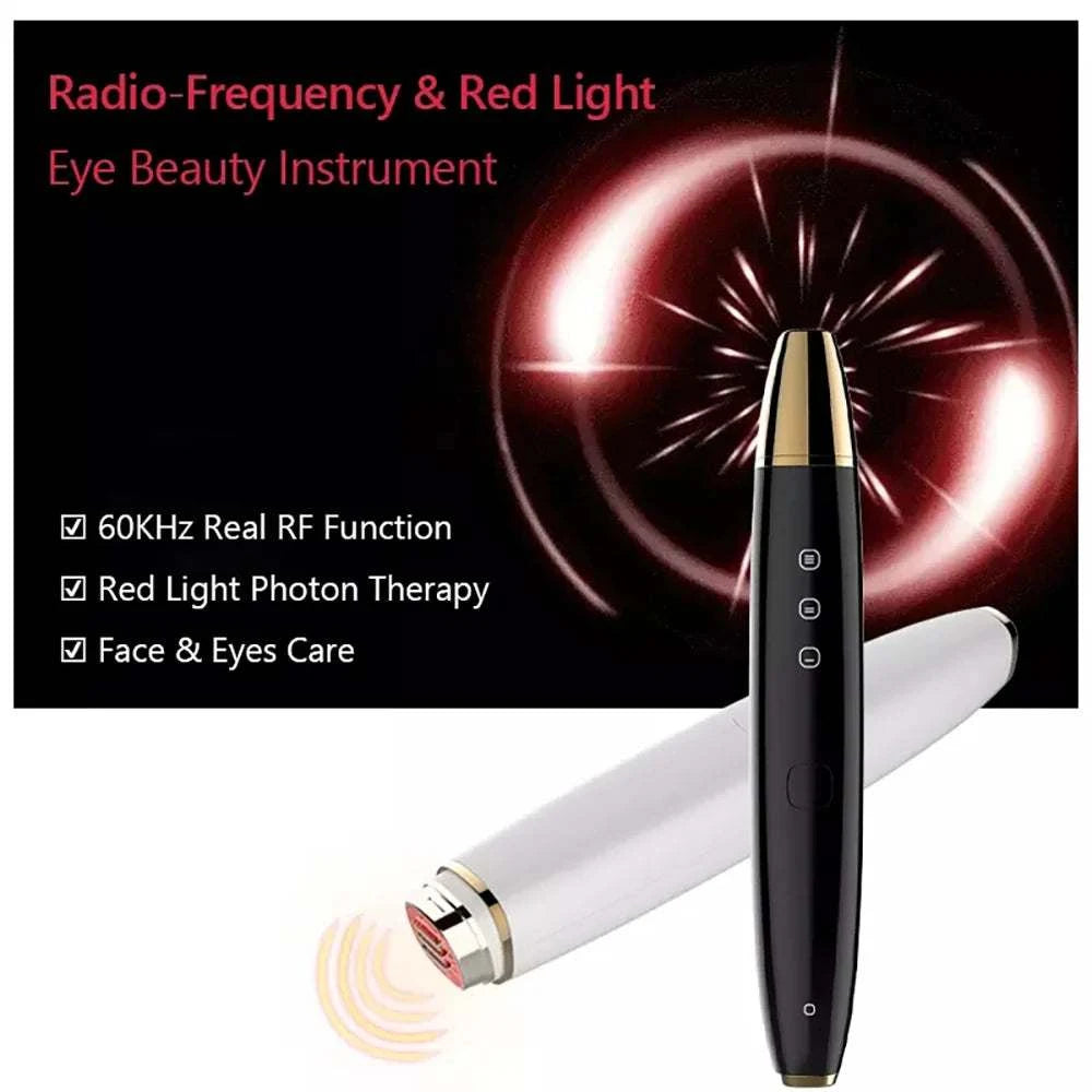 Radio Frequency For Eyes Massage Anti Wrinkles Pen RF Lifting Red Light Therapy Portable Facial Appliances For Beauty