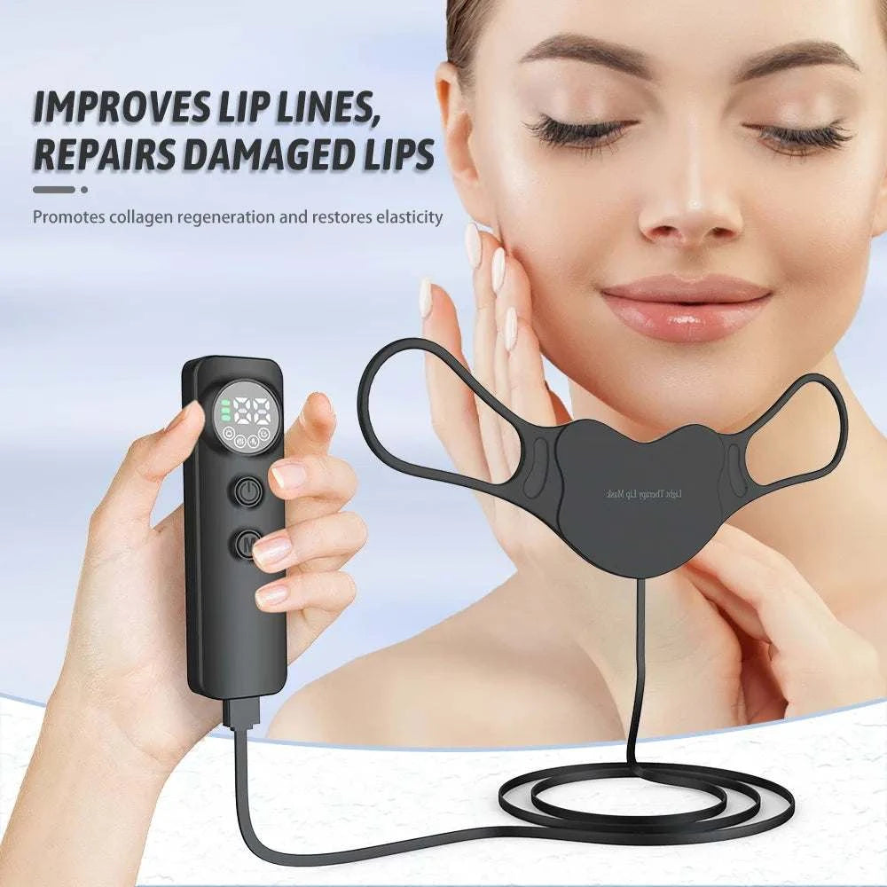 2025 Silicone Red Light Therapy Lip Plumper Lips Care Beauty Mask Device