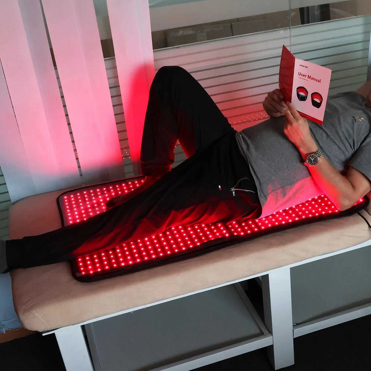 2026 Ideatherapy Infrared Light Therapy Skincare Belt Mat Blanket Sleeping Bag Red Light Therapy 660nm 850nm=1:2 for Home Using