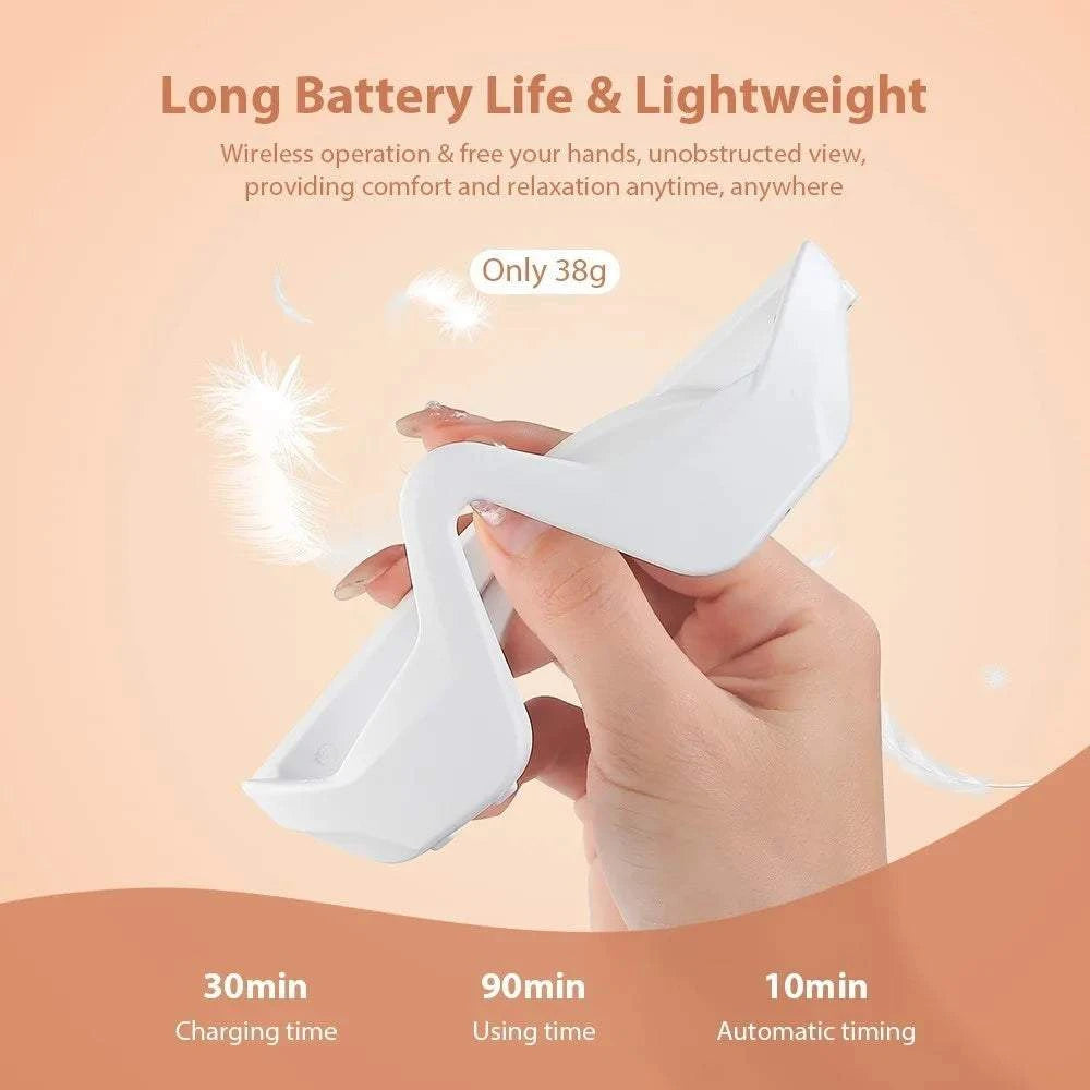 Red Light Therapy Eye Massager Micro-Current Electric Massager Eye Care Machine Smooth Fine Line Beauty Care