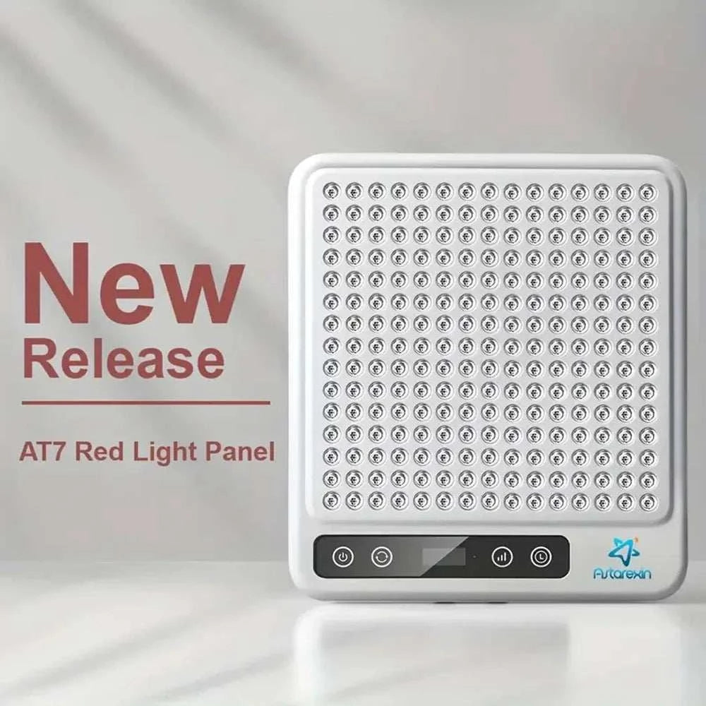 Astarexin Red Light Therapy Panel Device LED Facial Anti-inflammatory Skin Care Light 660nm850nm Lamp for Anti-Aging Pain Relief