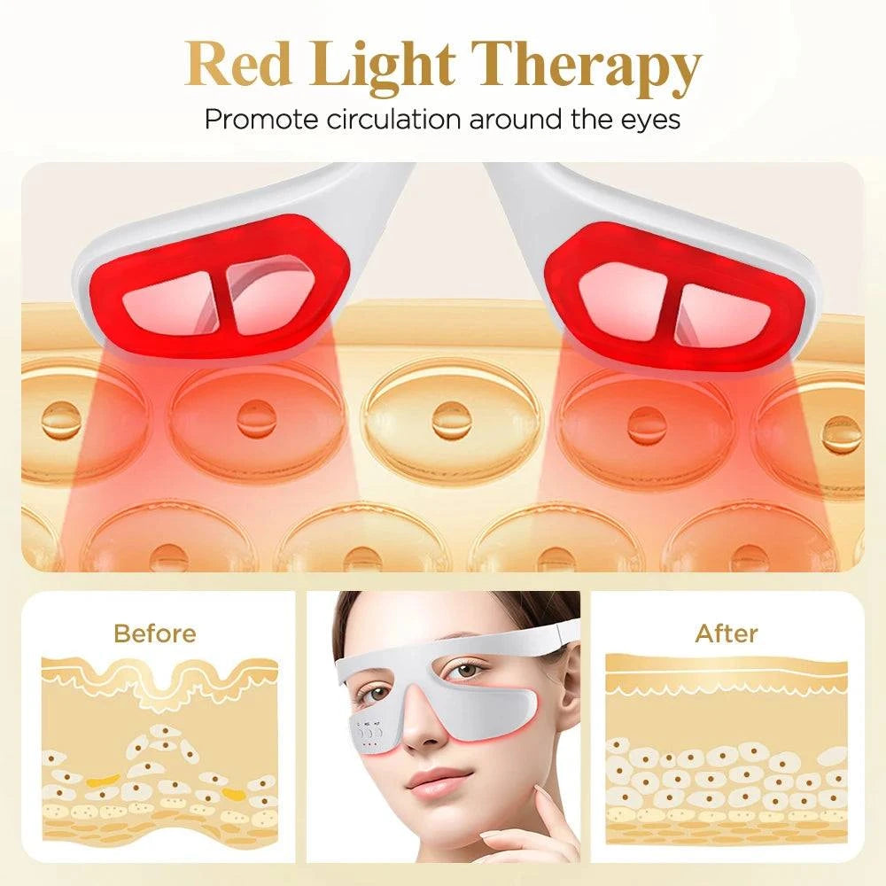 Electric Eye Massager 3D Eyes Relax Massager Fatigue Relief Lighten Dark Circles Smooth Eye Fine Line Beauty Machine Eye Care