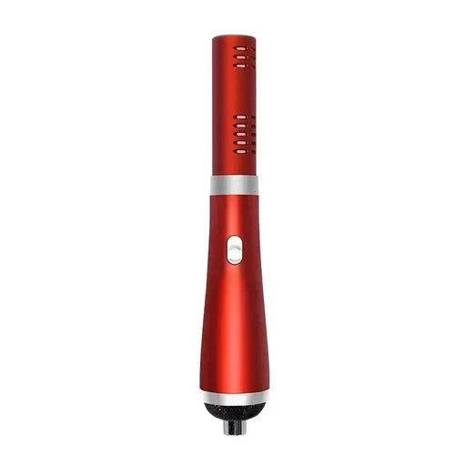 Red portable Terahertz therapy wand for pain relief and home detox with portable heat therapy.