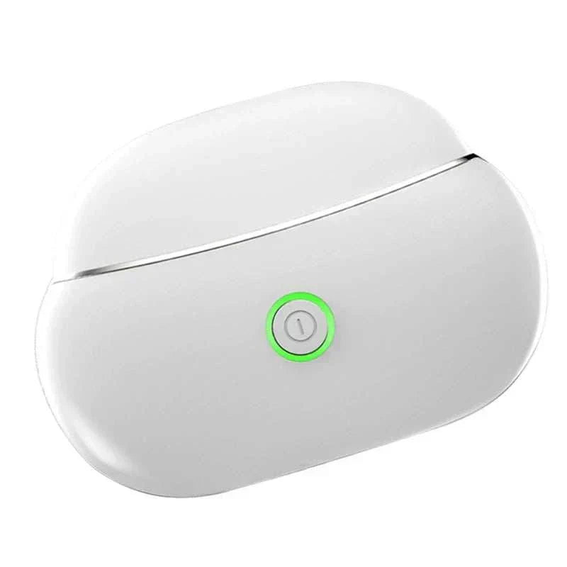 Portable Gua Sha face massager with EMS and light therapy for skin tightening.