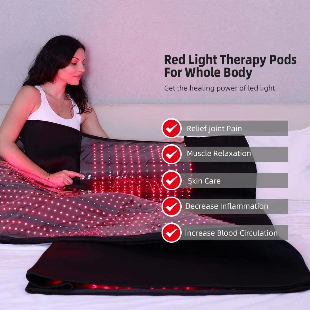 2026 Redfy Infrared Led Light Photon Therapy Blanket Pain Relief For Home Use