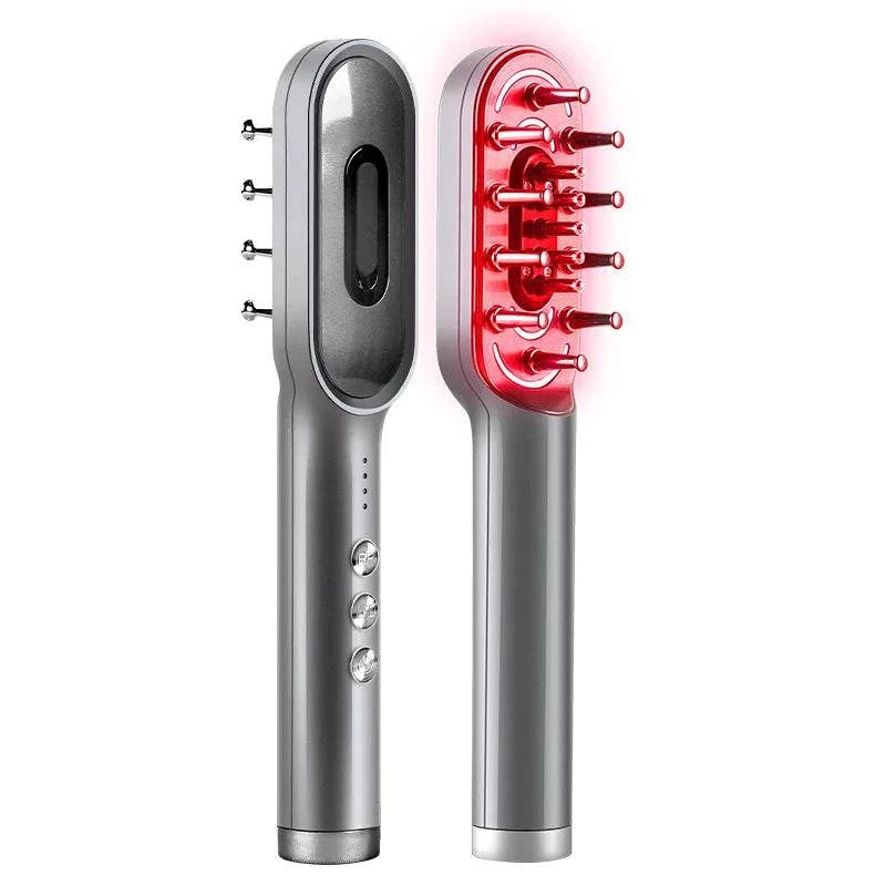 2025 LED Red Light Therapy Electric Massage Comb Hair Growth Applicator Anti-Hair Loss Head Massage Hair Brush Scalp Treatment