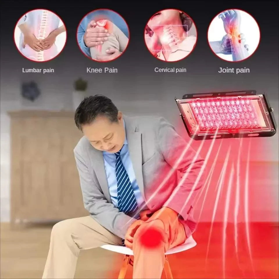 96 LEDs Red Light Therapy Panel Lamp for Facial Anti Aging Skin Care Beauty 660nm Infrared Light Skin Care Device Beauty Health