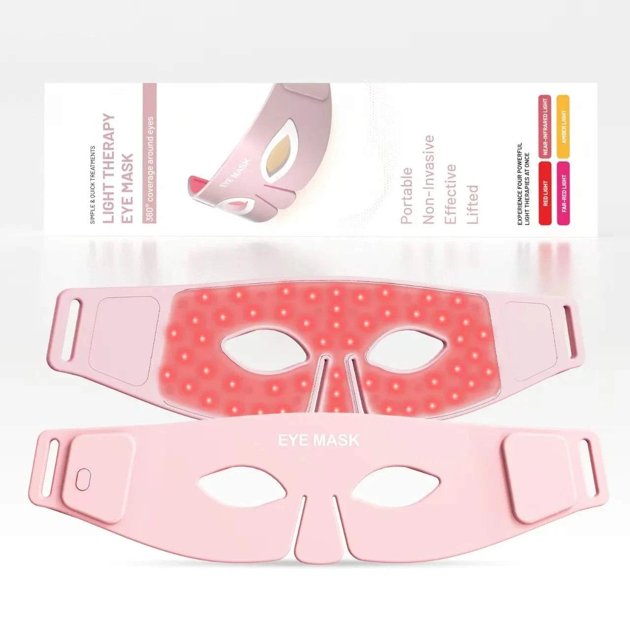 Eye Mask Eye Massager Beauty Care Device Eye Bags Remover Device 880NM Near Infrared Red Light Therapy Eye Mask Device