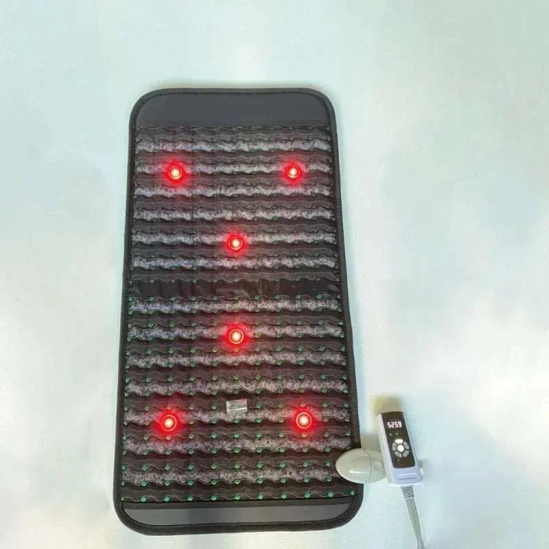 2026 Red lights photon infrared sauna heating mat with pulsed electromagnetic field therapy