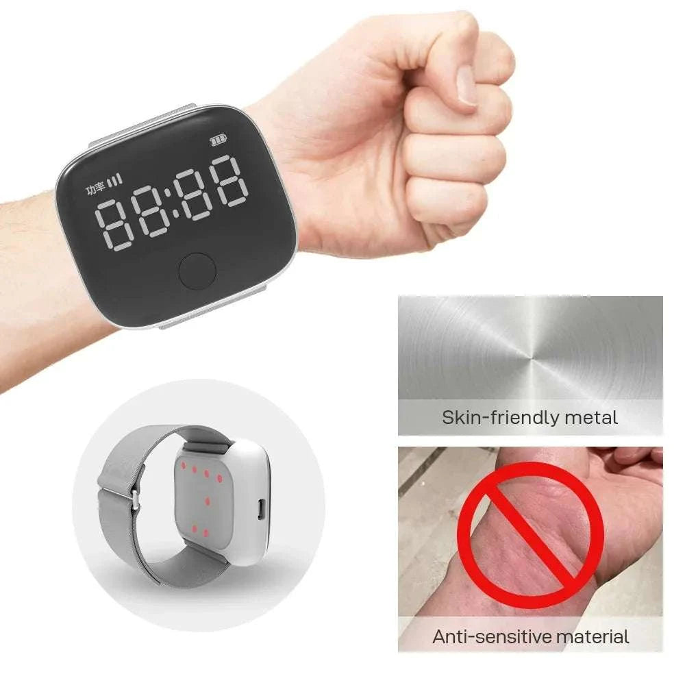 2026 Health care supplies 7 diodes 650nm led light physical therapy equipments red light therapy smart watches