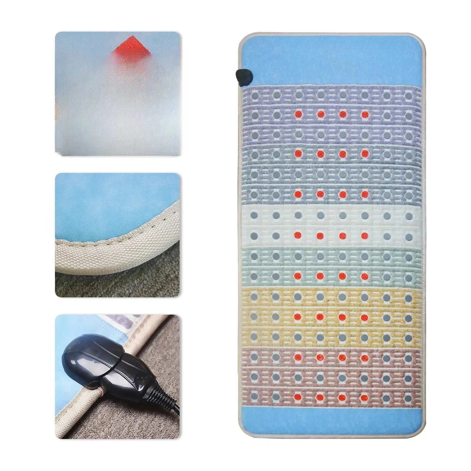 New Model 2026 Natural Crystal Mat Red Light Therapy Photon Mat Negative Oxygen Far Infrared Yoga Mat