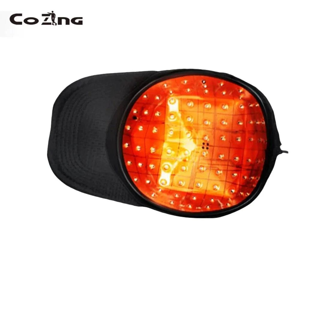 COZING Rechargeable LLLT Hair Growth Cap 650nm Red Light Therapy Loss Scalp Health