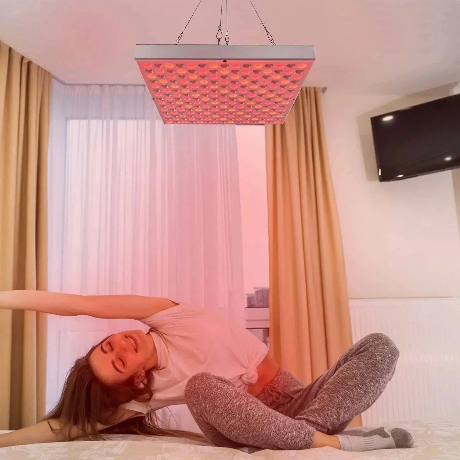 45W Red Light Therapy Device 225pcs 660nm 850nm Red Lights for Home Use Beauty Care And Body Pain Relief