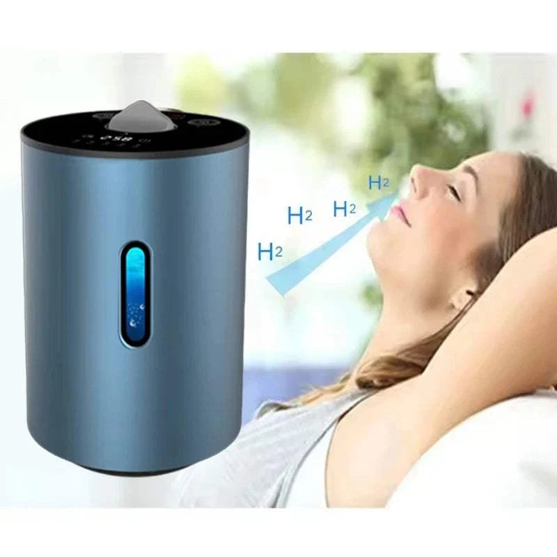 Home SPE PEM Hydrogen Inhaler Portable Inhaler Portable Hydrogen Inhalation Machine 225ml Electrolysis Hydrogen Water Generator