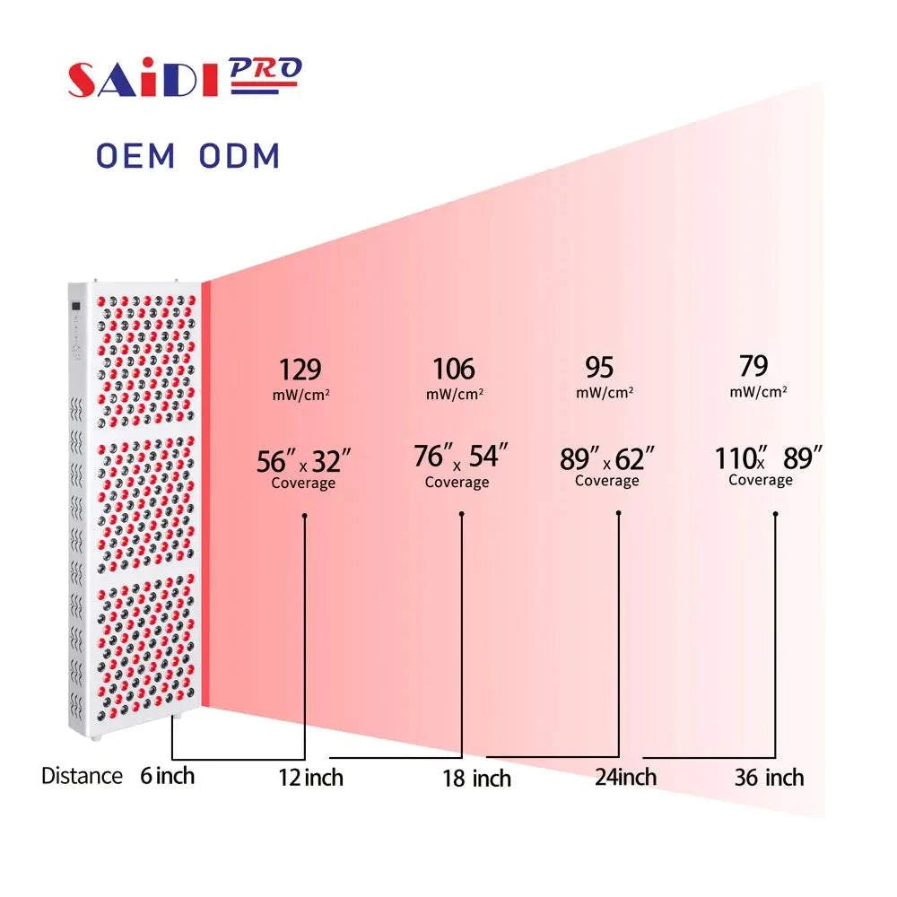 2026 Best Large Machine 1500W Remote Control Medical Grade Photodynamic Pulse RED NIR Led Light Therapy Full Body Bone Pain Relief