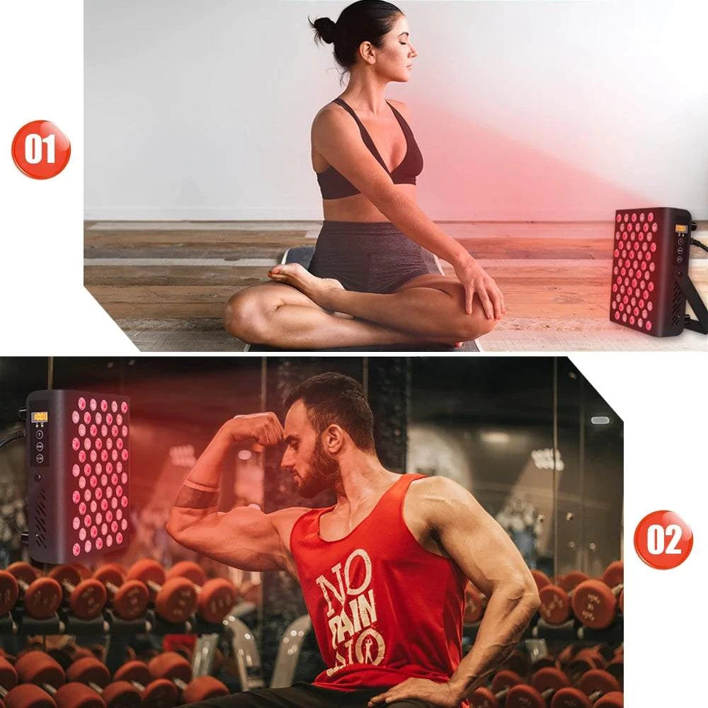 2026 IDEATHERAPY Red Light Bulbs 660nm 850nm Infrared Light Led Therapy Red Light Therapy Panel For Body