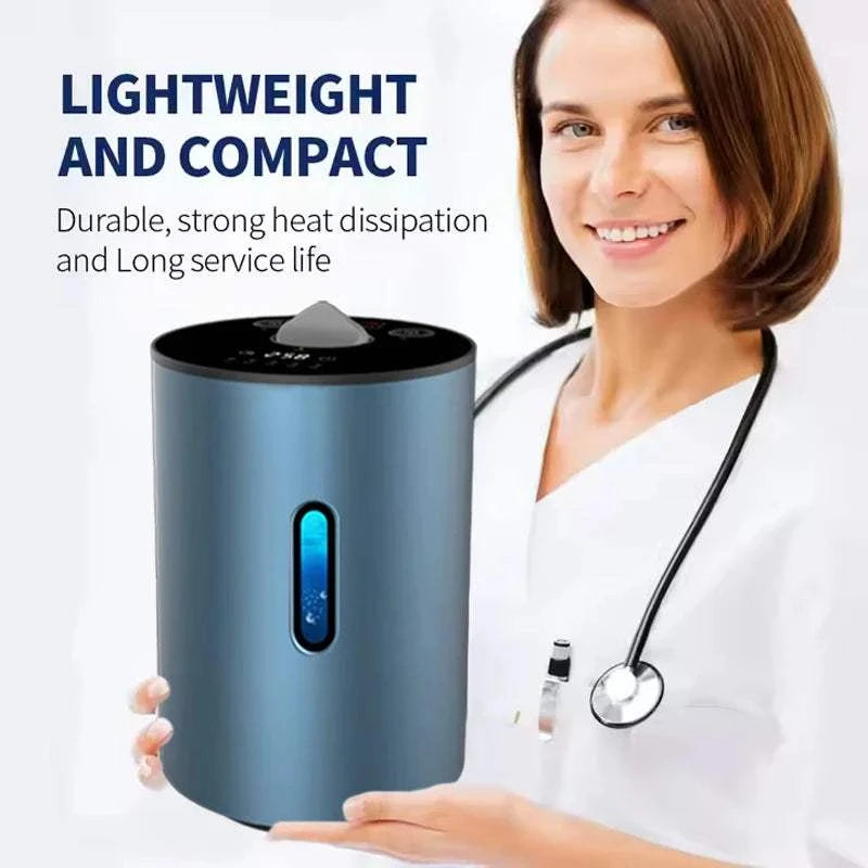 Home SPE PEM Hydrogen Inhaler Portable Inhaler Portable Hydrogen Inhalation Machine 225ml Electrolysis Hydrogen Water Generator