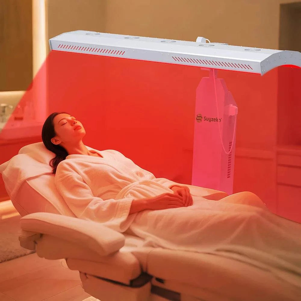 2025 Large Red Light Therapy Panel 1500W Infrared LED Device MultiMode Remote APP Control Deep Penetration for Full Body Spa