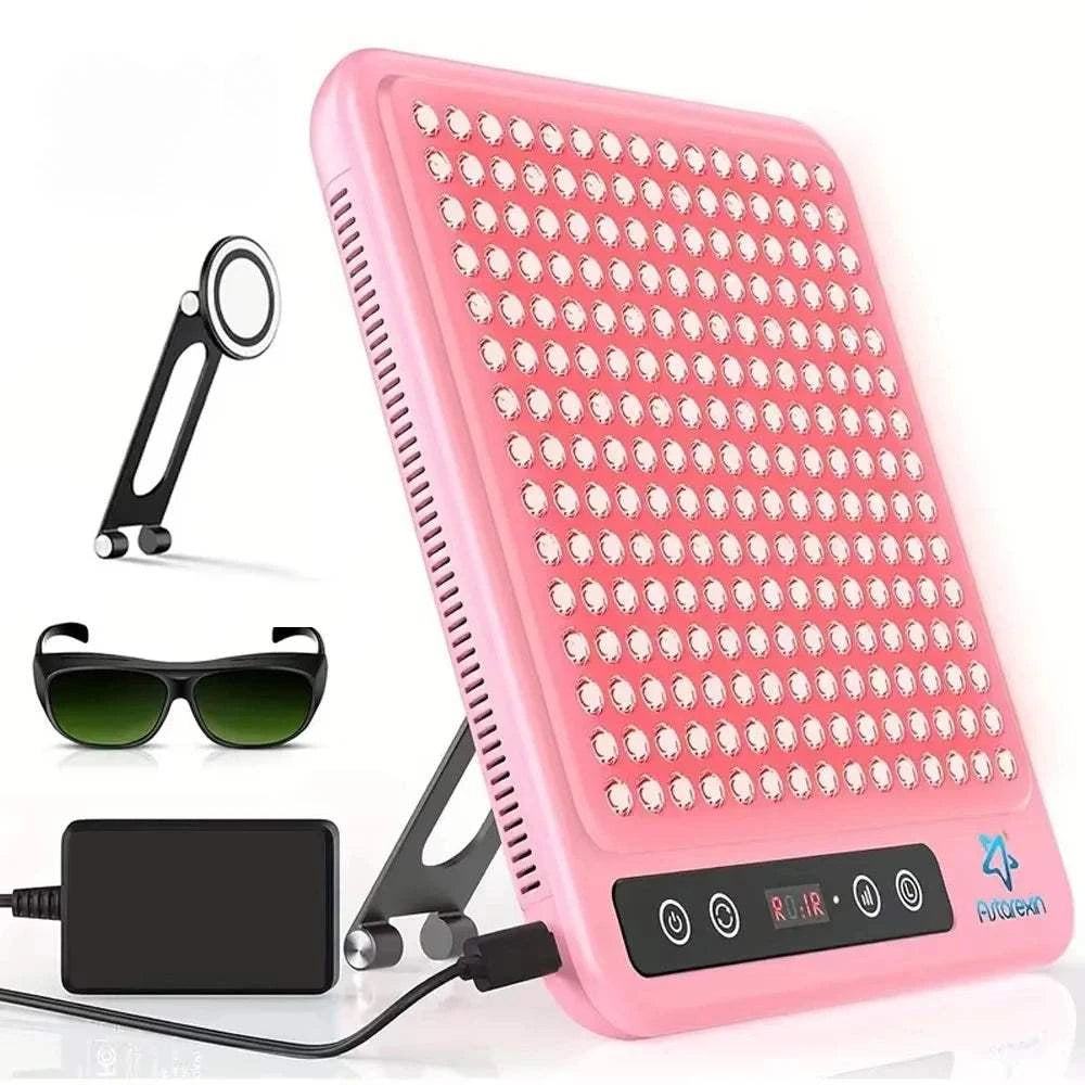 Astarexin Red Light Therapy Panel Device LED Facial Anti-inflammatory Skin Care Light 660nm850nm Lamp for Anti-Aging Pain Relief