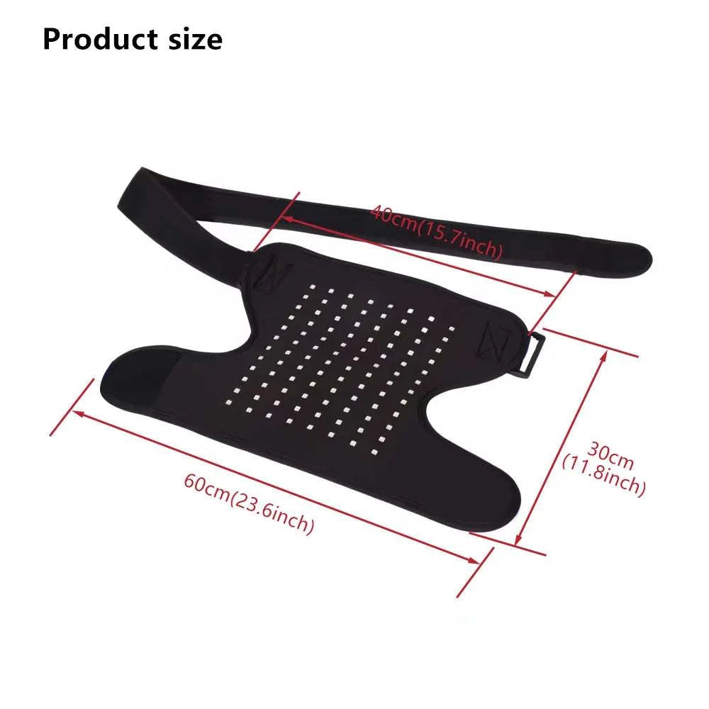 Red Light Therapy Shoulder Brace, 660&850nm Infrared Wrap Therapy with Pulse device for Improve Joint Muscle Shoulder Pain Relief