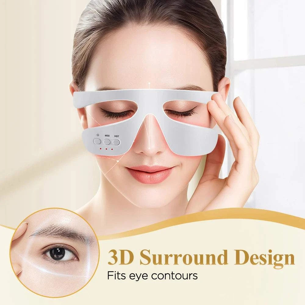 Electric Eye Massager 3D Eyes Relax Massager Fatigue Relief Lighten Dark Circles Smooth Eye Fine Line Beauty Machine Eye Care