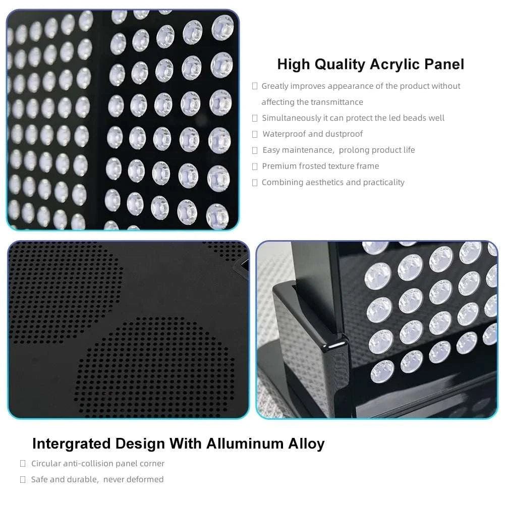 AZURE RH3600 Infrared Device with 7 Wavelengths 660nm 850nm 940nm Whole Body PDT Machine Led Red Light Therapy Panel Face Head