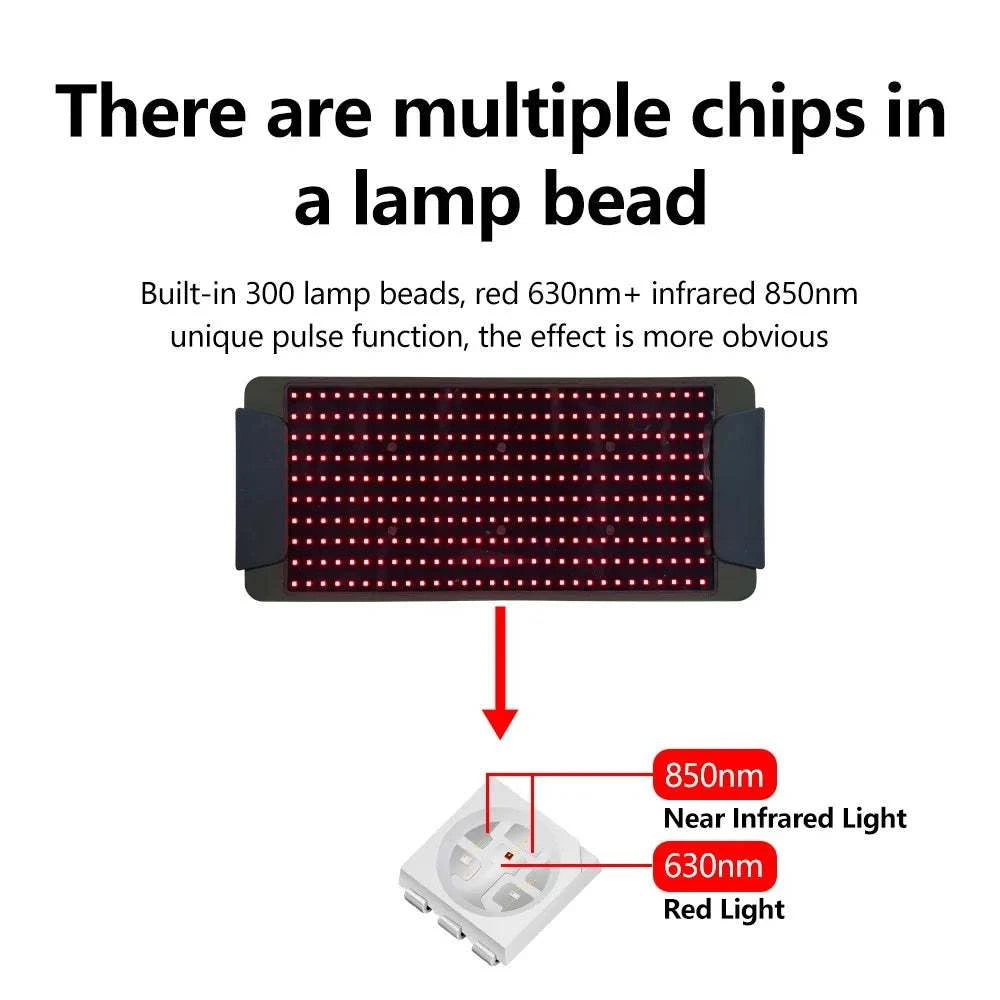 Professional Led Light Therapy Led Facial Machine Red Light Therapy 660nm 850nm Near Infrared Red Therapy Light for Home Use
