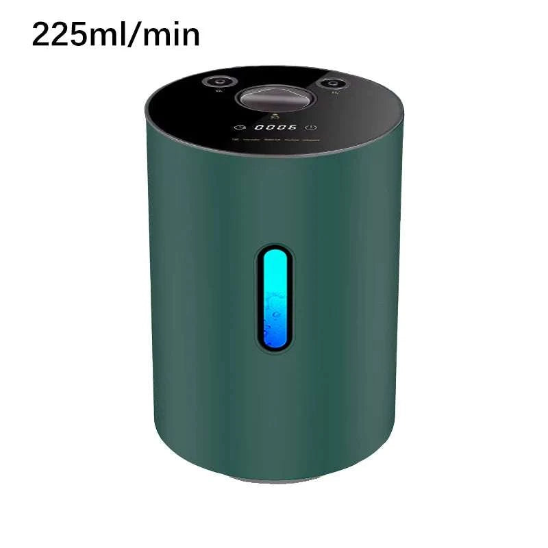 Home SPE PEM Hydrogen Inhaler Portable Inhaler Portable Hydrogen Inhalation Machine 225ml Electrolysis Hydrogen Water Generator