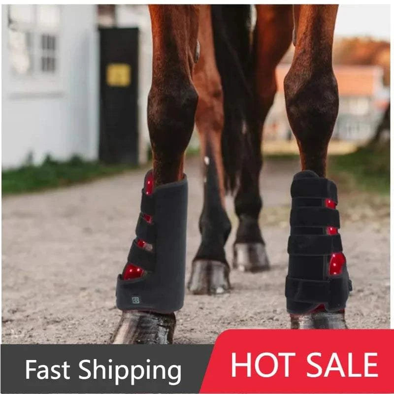2025 LED Red Light Near Infrared Light Pet Horse Light Therapy Led Lamp Horse Red Light Therapy Pad Machine Black